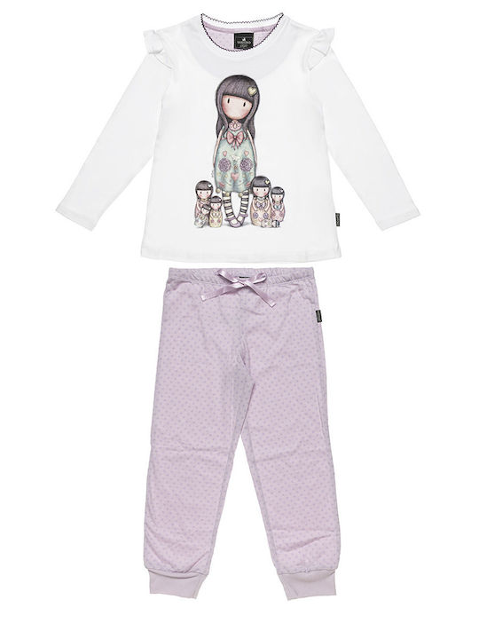 Santoro Pijama pentru copii De iarnă Lilac