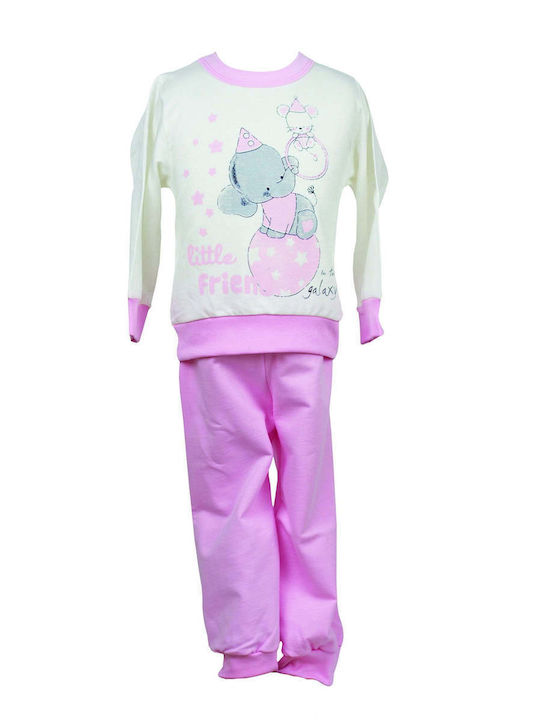 Galaxy Kids Pajamas Lilac