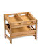 Kesper Raft De Bucătărie Din Lemn Cu 3 Locuri Maro 39.5x26x34.5cm