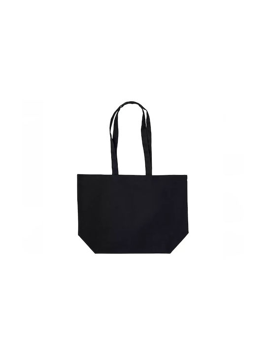 Saber Βαμβακερή Τσάντα για Ψώνια σε Μαύρο χρώμα