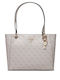 Guess Noelle Women's Bag Shopper Shoulder Beige