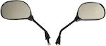 Motorcycle Mirrors Black 2pcs