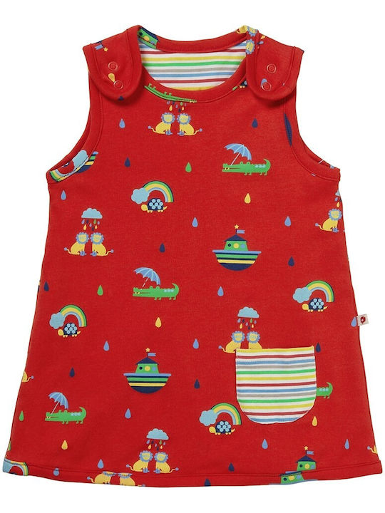 Piccalilly Kids Dress Red