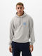 1969 Φούτερ με Κουκούλα light heather grey