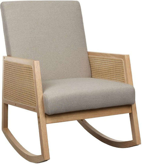 Ammos Armchair Beige 82x65x96cm