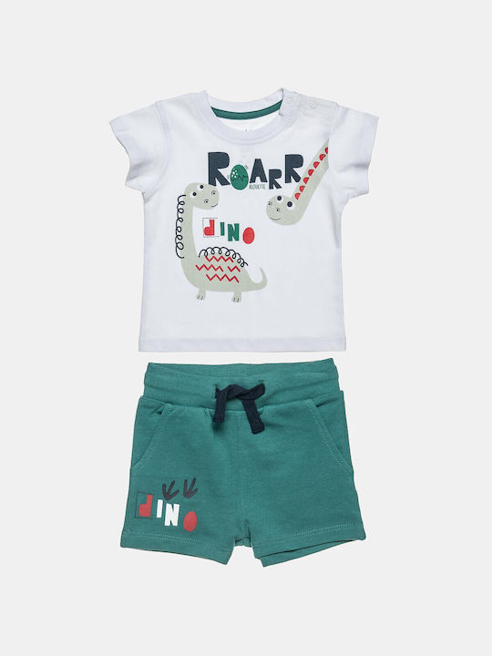 Alouette Kinder Set mit Shorts Sommer 2Stück Weiß