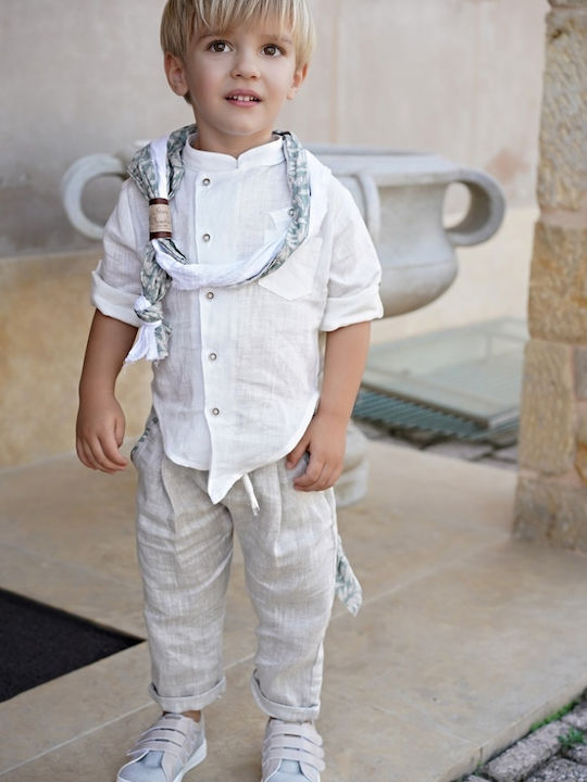 Stova Bambini Baptism Suit Gray 5 Pieces