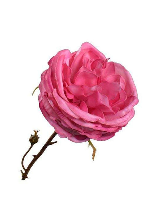 Artificial Decorative Branch Rose Fuchsia 72cm