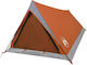 vidaXL Καλοκαιρινή Σκηνή Camping Γκρι για 2 Άτομα 200x120x88εκ.