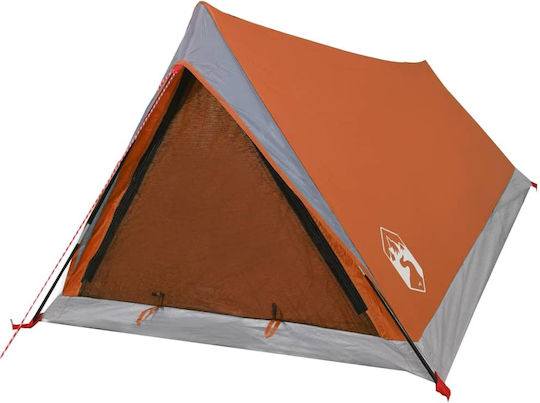 vidaXL Καλοκαιρινή Σκηνή Camping Γκρι για 2 Άτομα 200x120x88εκ.