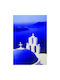 Vekrakis Island Church Painting Wooden 50x70cm