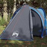 vidaXL Camping Tent Blue with Double Cloth for 2 People 320x140x110cm