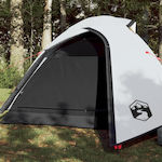 vidaXL Camping Tent White with Double Fabric for 2 People 264x210x120cm