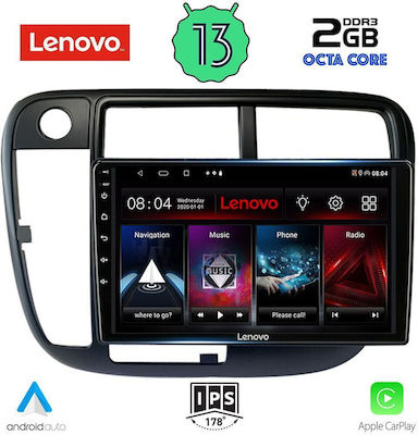 Lenovo Car Audio System for Honda Civic 1995-2001 with Clima (Bluetooth/USB/WiFi/GPS) with Touch Screen 9"