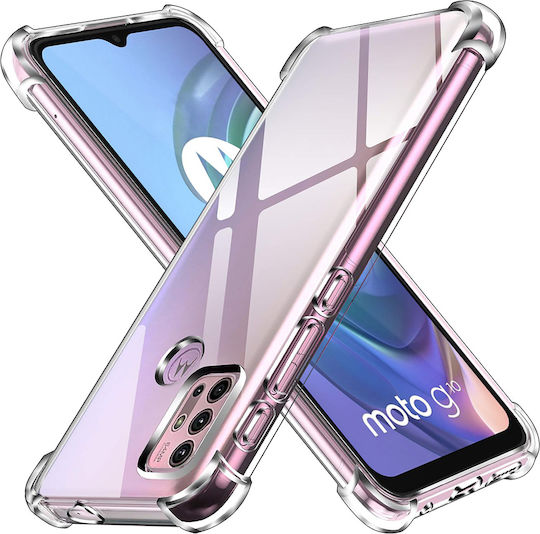 Techsuit Shockproof Clear Задна корица Силикон Прозрачен (Moto G10Nokia G20)