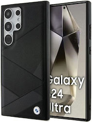 BMW Signature Leather Crossing Lines Pattern Blace (Galaxy S24 Ultra) BMW Signature Leather Crossing Lines Pattern Blace (Galaxy S24 Ultra)