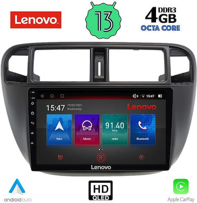 Lenovo Car-Audiosystem für Honda Bürgerlich 1995-2001 mit A/C (Bluetooth/USB/WiFi/GPS) mit Touchscreen 9"