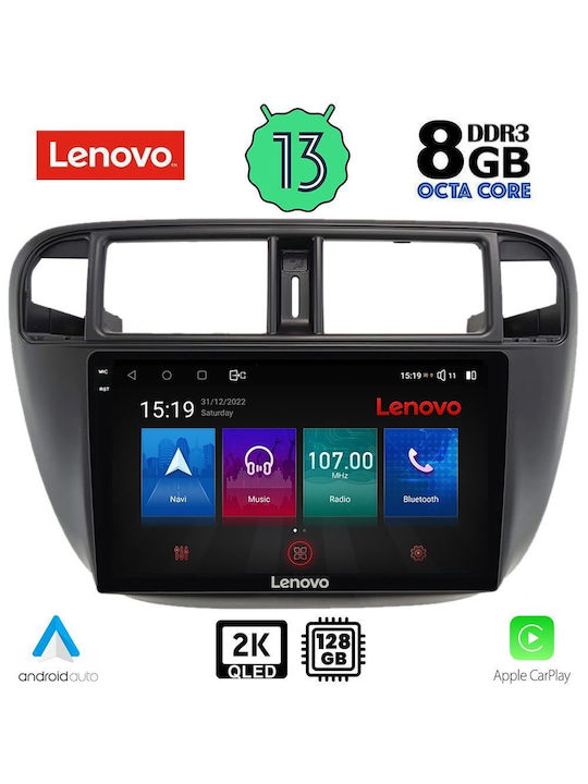 Lenovo Car-Audiosystem für Honda Bürgerlich 1995-2001 mit A/C (Bluetooth/USB/WiFi/GPS) mit Touchscreen 9"