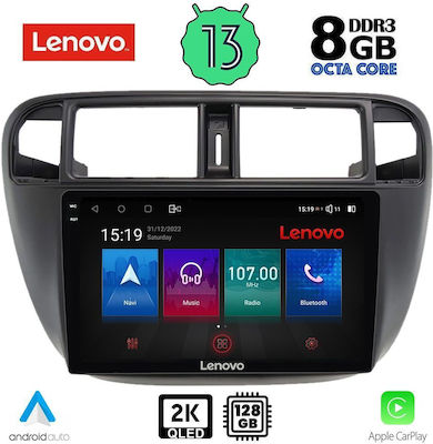 Lenovo Car-Audiosystem für Honda Bürgerlich 1995-2001 mit A/C (Bluetooth/USB/WiFi/GPS) mit Touchscreen 9"