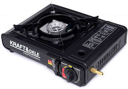 Kraft & Dele Countertop Burner Flüssiggas Single Schwarz