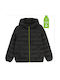Kids Casual Jacket with Hood Black