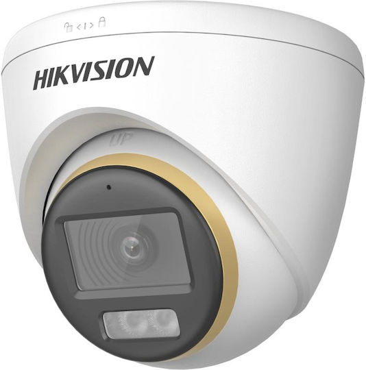 Hikvision DS-2CE72DF3T-LFS CCTV Cameră de Supraveghere Full HD 1080p Rezistentă la apă cu Comunicare Bidirecțională și Lentilă 2.8mm