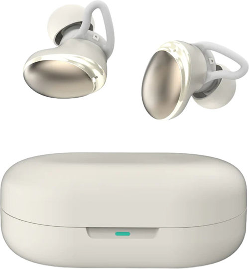 HiFuture FUSION In-Ear Bluetooth-Freisprecheinrichtung Kopfhörer mit Ladeetui Ivory White