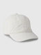 GAP Παιδικό Καπέλο Jockey Υφασμάτινο Λευκό