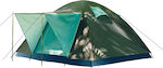 Royokamp Summer Camping Tent Green for 4 People 210x240x130cm