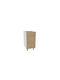 Karo Floor Cabinet Lemn Natural/alb 40x50x80pcs
