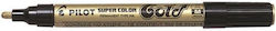 Pilot Permanent Marker 2mm GOLD