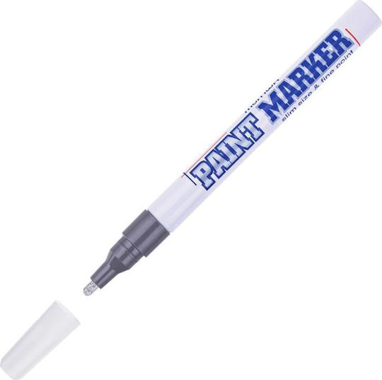 Centropen Permanent Markers 2mm Silver 12pcs