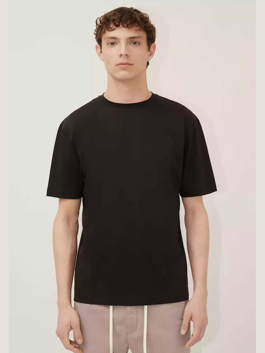 Drykorn T-shirt Bărbătesc cu Mânecă Scurtă Black