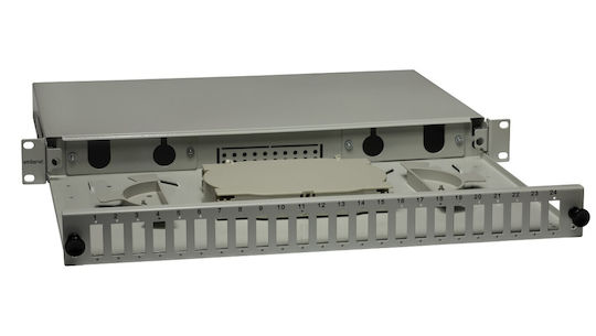 Emiter Patch Panel για Rack 1U Γκρι