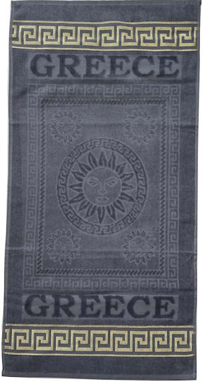 Хавлиена Кърпа За Тяло 70x140см Сива Grey Тегло 380гр/м²