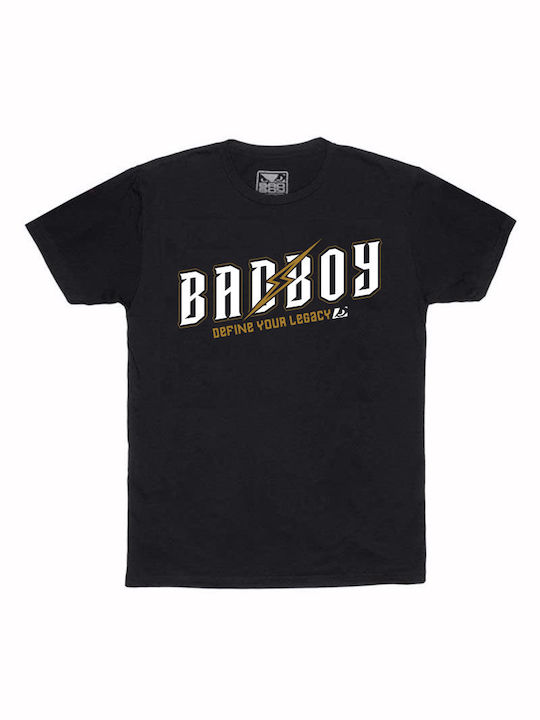 Bad Boy Men's Athletic T-shirt Short Sleeve Black