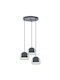 Opviq Pendant Light Three-Light Black