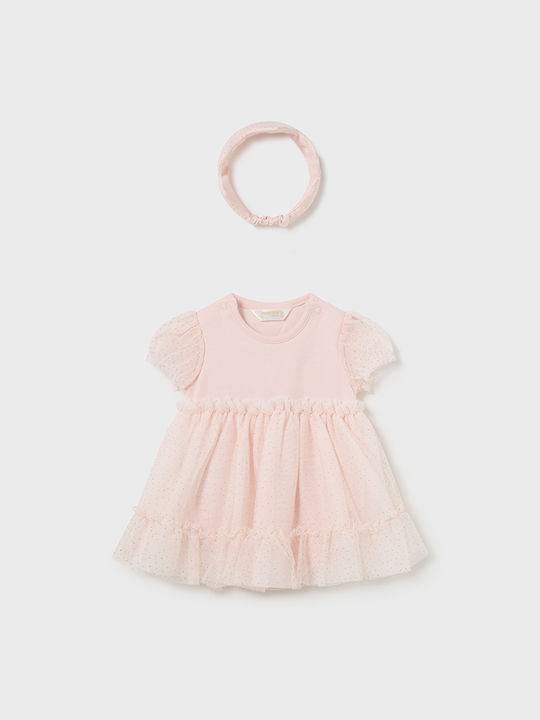 Mayoral Kids Dress Pink