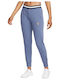 Court Dri-FIT Damen Jogginghose mit Jogger Hohe Taille Blau