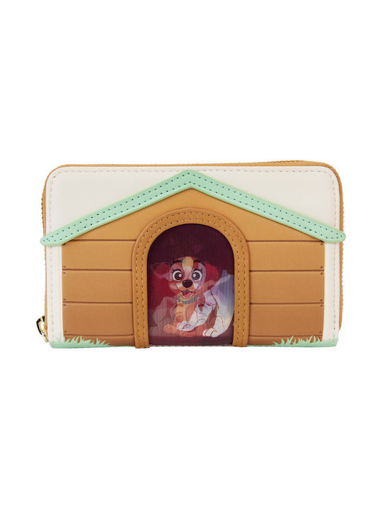 Loungefly Heart Disney Kids Wallet with Zipper Beige WDWA2937