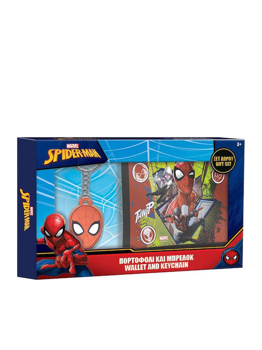 Diakakis Kids Wallet & Keychain Spiderman