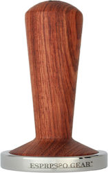 Espresso Gear Luce Tamper with Curved Surface 57mm in Brown Color