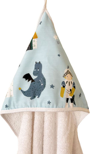 Bunny Bebe Baby Bath Towel Hooded 75x75cm