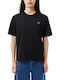Women's Blouse Cotton Short Sleeve Black