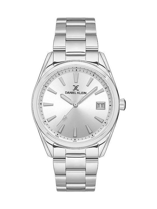 Daniel Klein Women's Watch with Silver Metal Br...