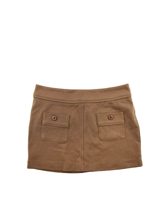 Pepe Jeans Mini Skirt in Beige color