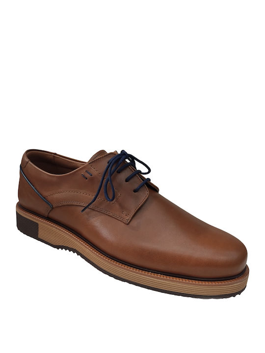 Northway Men's Leather Casual Shoes Tabac Brown