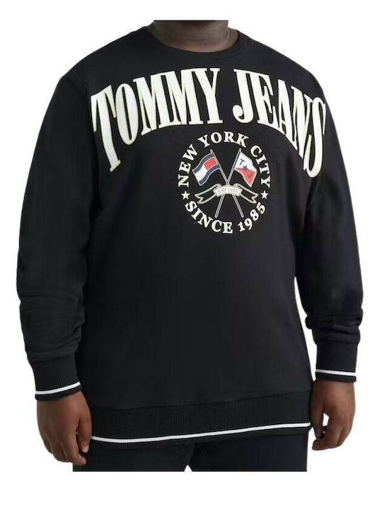 Tommy Hilfiger Herren Sweatshirt Jacke Schwarz