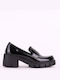 Kalliope Patent Leather Black Heels