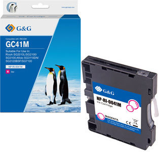 G&G Kompatible Tintenstrahldrucker-Tintenpatrone Ricoh 405767 22ml Magenta 1Stück